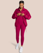 Shania Jumpsuit Set - Deep Plum