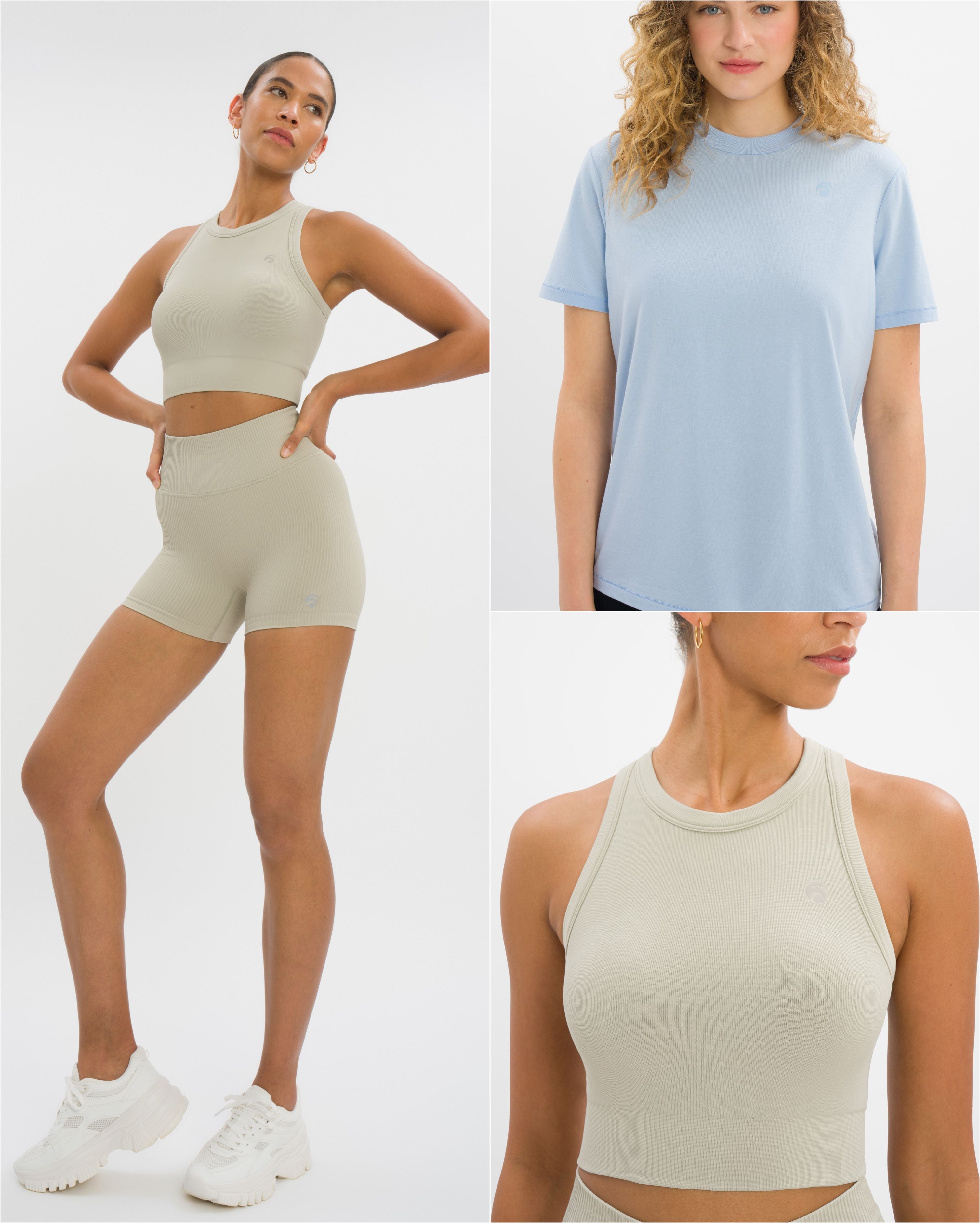 Staple T-Shirt Set Deluxe - Dove Grey & Light Serenity Blue