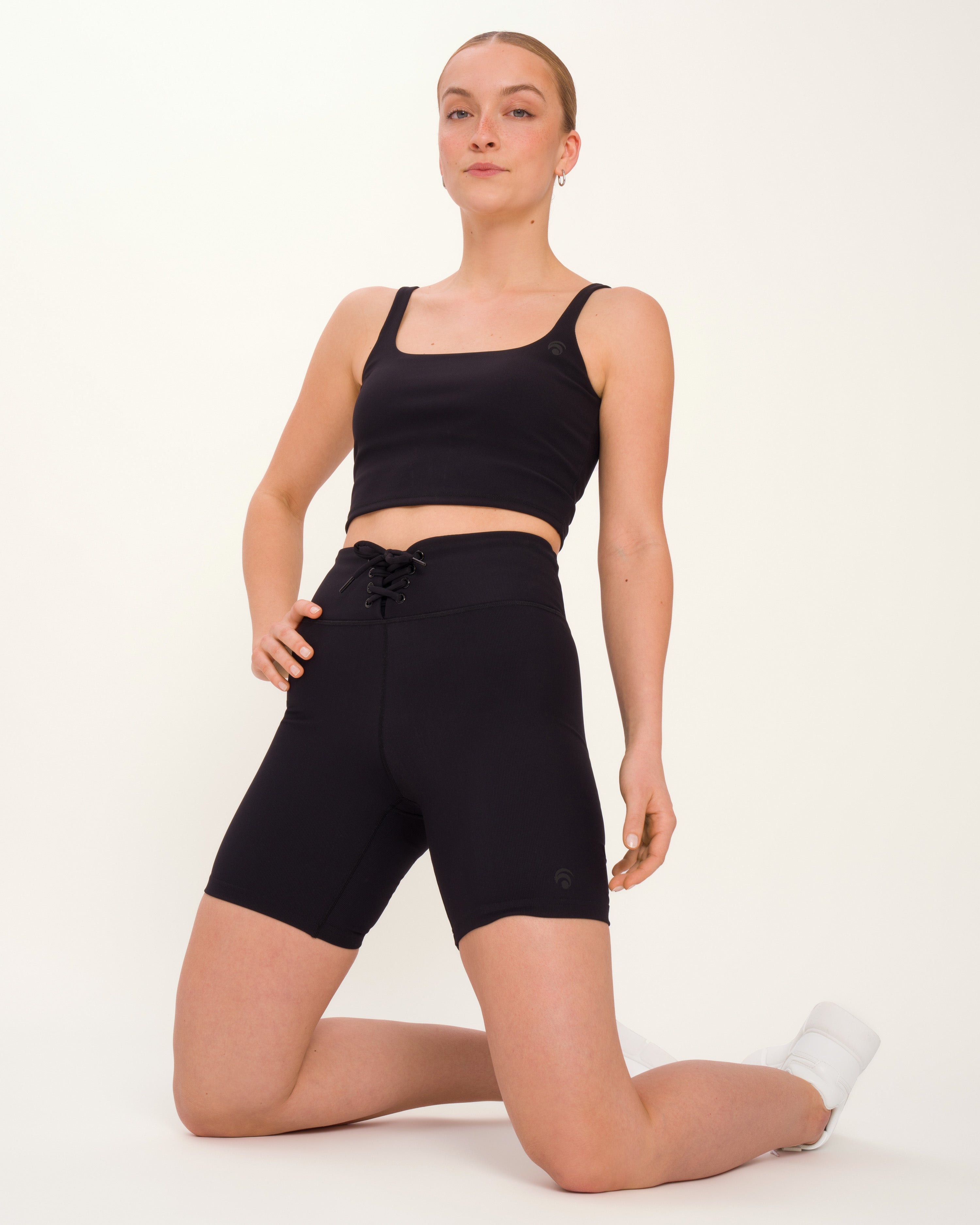 Talia Biker Set Black