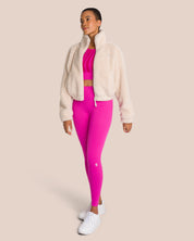 Tara Jacket Set Deluxe - Rose Violet & Natural Cream