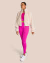 Tara Jacket Set Deluxe - Rose Violet & Natural Cream
